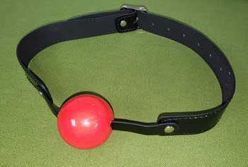 RED BALL GAG  - 1 3/4" Rubber Ball  ~  $12.99  WOW